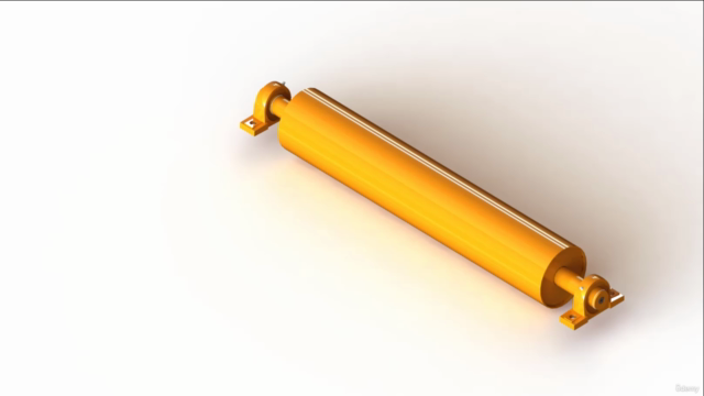 Teleskopik Konveyör Tasarımı & Solidworks Eğitimi – Screenshot 1