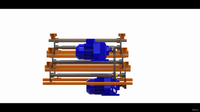 Teleskopik Konveyör Tasarımı & Solidworks Eğitimi – Screenshot 4