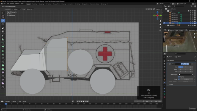 Create and Animate a Vehicle in Blender & Substance Painter – Screenshot 1
