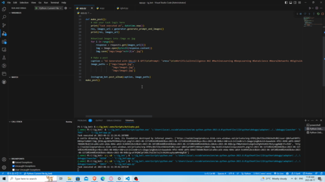 Python Programming: Building an AI-Powered Instagram Bot – Screenshot 2