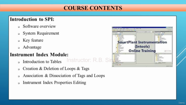 Complete Smart Plant Instrumentation-SPI Course (Intools) – Screenshot 1