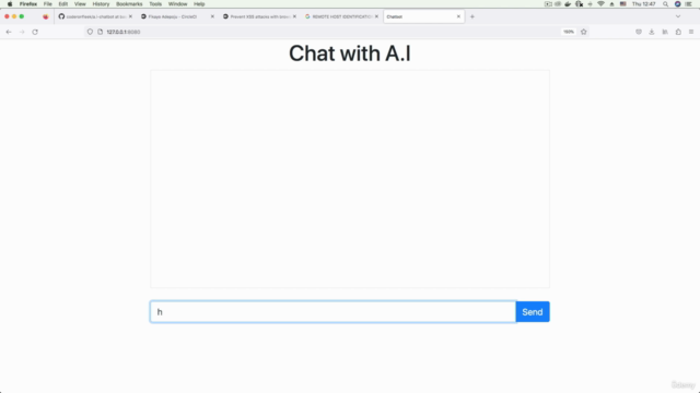 Build an A.I ChatBot with Node.js and OpenAI API – Screenshot 2