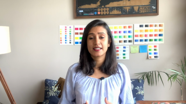 Gouache Botanicals: Paint a Simple Indian Floral Pattern – Screenshot 4