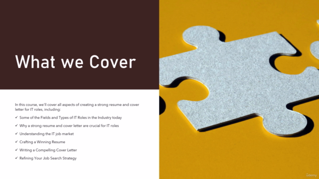Ultimate Course on Resume and Cover Letters for IT Roles – Screenshot 4