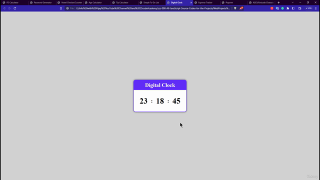 Hands-On JavaScript, Crafting 10 Projects from Scratch - Screenshot_03