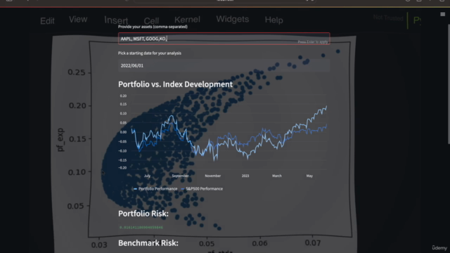 Python for Finance and Data Science – Screenshot 1