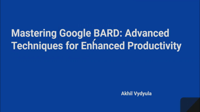Mastering Google BARD Boost Productivity with Advanced AI – Screenshot 4