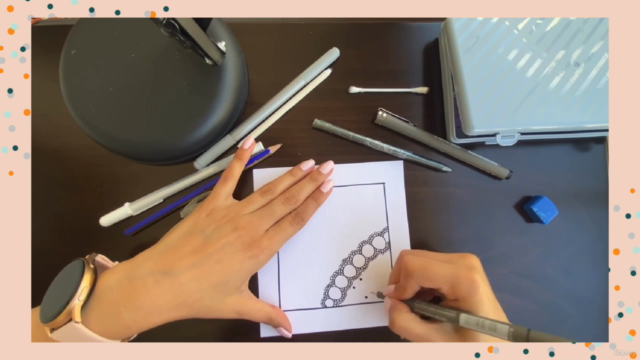 Zentangle Desenleri Çizimi Atölyesi |Orta Seviye – Screenshot 3