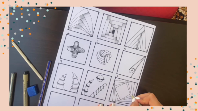 Zentangle Desenleri Çizimi Atölyesi |İleri Seviye - Screenshot_02
