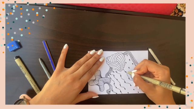Zentangle Desenleri Çizimi Atölyesi |İleri Seviye – Screenshot 3