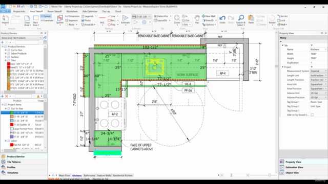 MeasureSquare Stone and Tile: Estimating for Stone & Tile – Screenshot 1