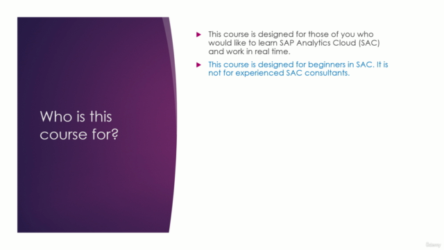 SAP Analytics Cloud Basics for Beginners with Hands-On – Screenshot 1
