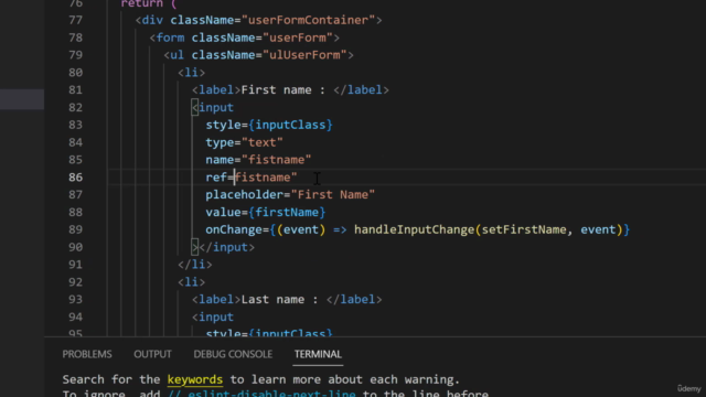 ReactJs tutorial (2024 EDITION) – Screenshot 3