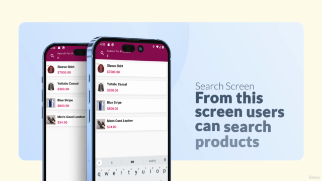 Flutter &Firebase - Build a Multi-shop App with Chat system – Screenshot 4