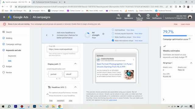 Facebook Ads and Google Ads for Photographers – Screenshot 4