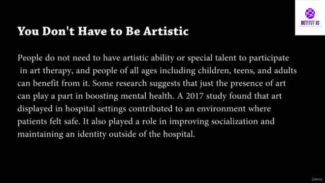 Art Therapy through abstract painting fully accredited – Screenshot 1