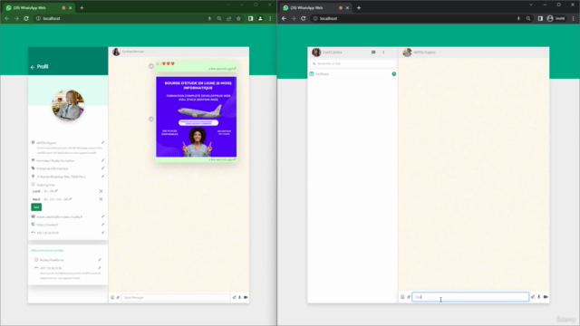 Clonez WhatsApp Web Business avec le framework Angular – Screenshot 2