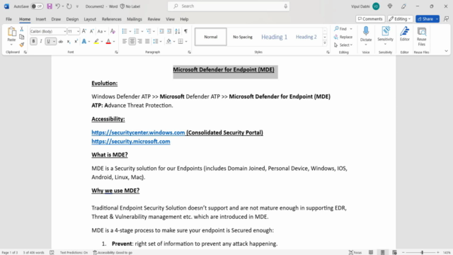 Hands On Microsoft Defender for Endpoint (MDE) – Screenshot 1