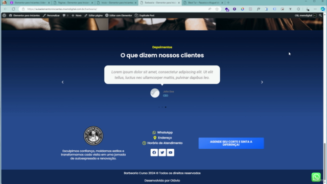 Do Zero a Intermediário: Curso de Elementor + WordPress – Screenshot 3