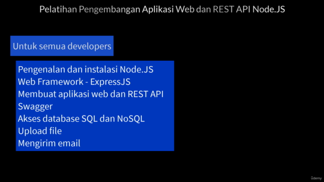 Pelatihan Pengembangan Aplikasi Web dan REST API Node.JS – Screenshot 2
