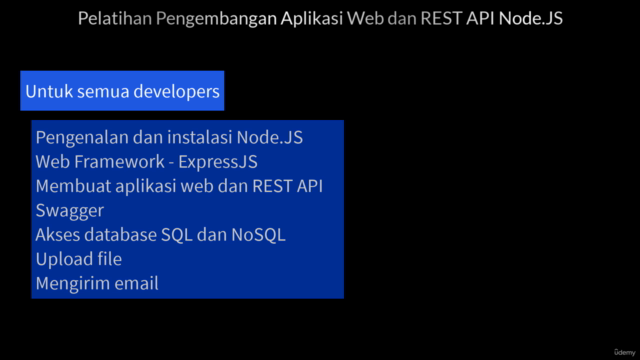 Pelatihan Pengembangan Aplikasi Web dan REST API Node.JS – Screenshot 3