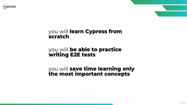 Cypress: E2E Test Automation - Getting Started – Screenshot 1