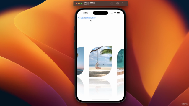 Interactive Image Carousel with ScrollView, Swift UI & iOS17 – Screenshot 4