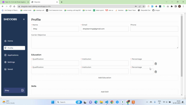 Next.js v13.4 Job Portal Application – Screenshot 2