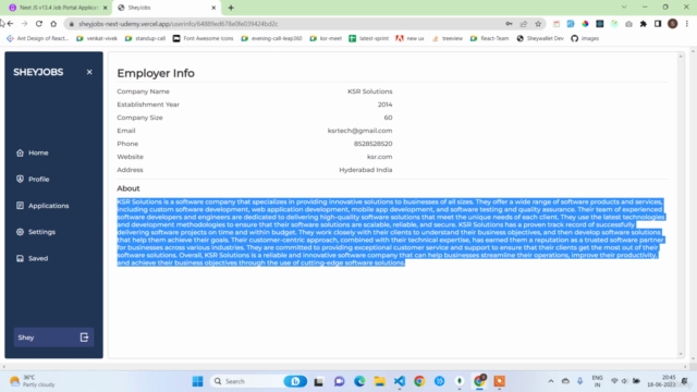 Next.js v13.4 Job Portal Application – Screenshot 3