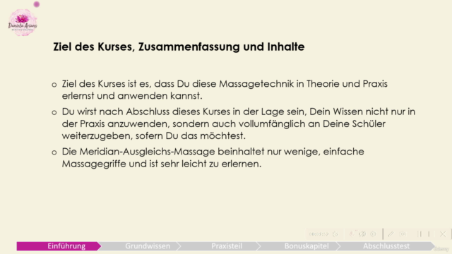 Intensivlehrgang Meridian-Ausgleichs-Massage – Screenshot 1