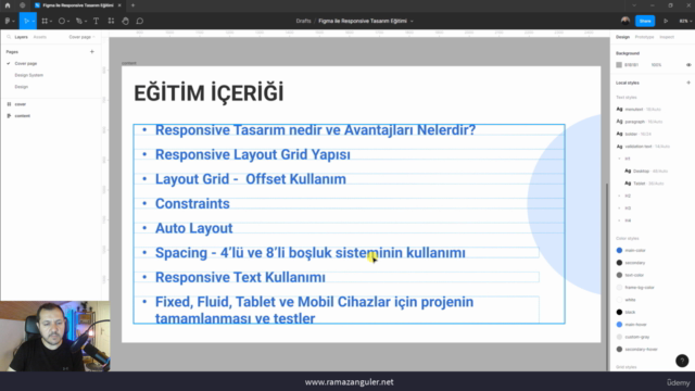 Figma ile Sıfırdan Responsive Tasarım Eğitimi – Screenshot 2