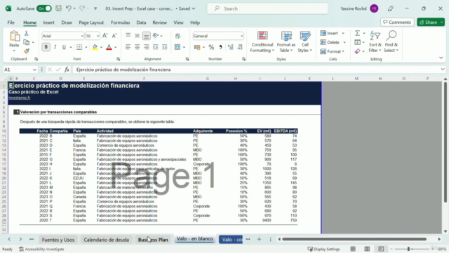 Modelización financiera: curso completo de finanzas en Excel – Screenshot 4