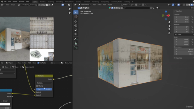 From Photo to Realistic 3d model in Blender, step-by-step – Screenshot 3