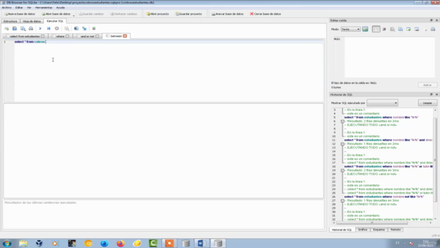 Base de Datos SQlite DB Browser para Novatos – Screenshot 1