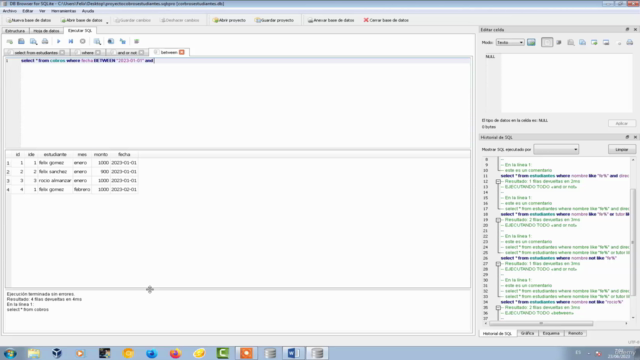 Base de Datos SQlite DB Browser para Novatos – Screenshot 2