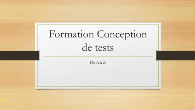 Formation conception de tests logiciels de A à Z – Screenshot 1