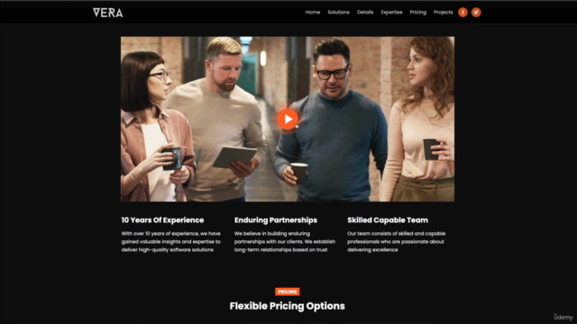 Bootstrap 5 From Scratch | Build 5 Modern Websites – Screenshot 4