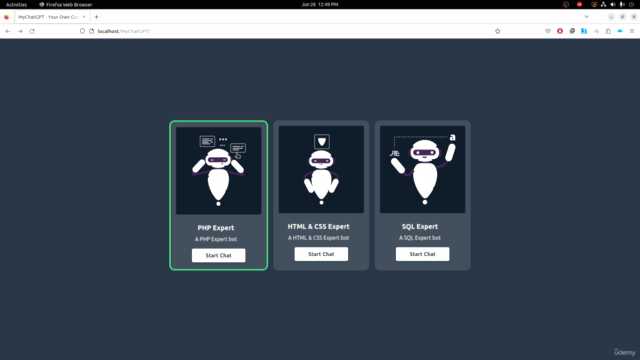 Create your Own ChatGPT with Custom Bots Using PHP, MySQL JS – Screenshot 1