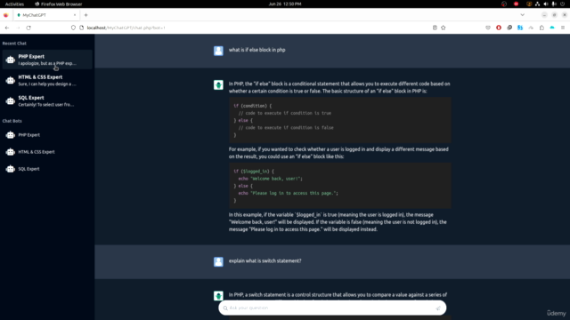Create your Own ChatGPT with Custom Bots Using PHP, MySQL JS – Screenshot 2