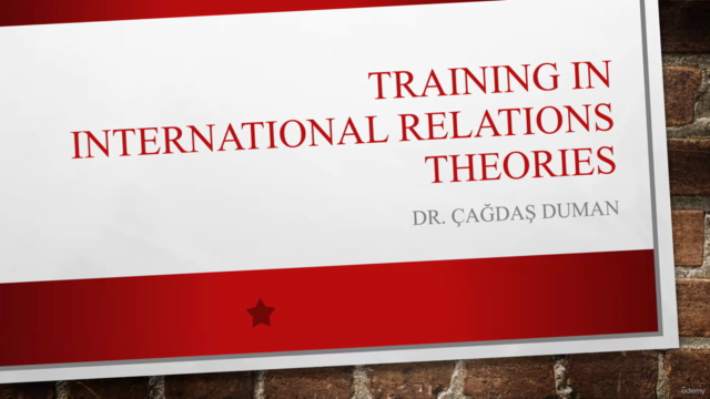 International Relations Theories Course – Screenshot 1