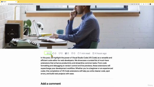 The MERN Stack Blogify Project: Web Development – Screenshot 3