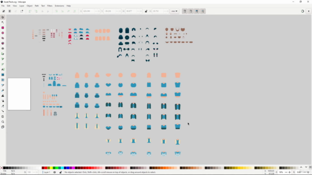 The Easy Method for Vector Style Characters – Screenshot 1