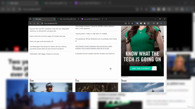 Build CNN Website Clone from Scratch: MERN Stack – Screenshot 4