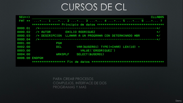 CURSO DE CL LENGUAJE DE CONTROL – Screenshot 1