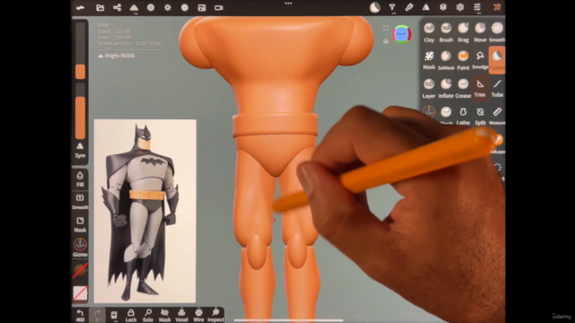 Batman! Nomad Sculpt Full Tutorial – Screenshot 3