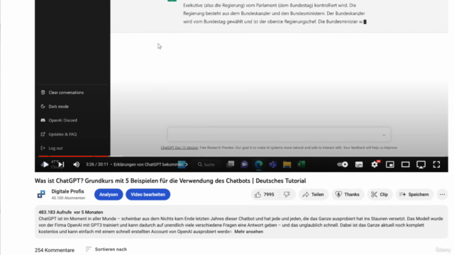 ChatGPT Grundkurs für Büro, Schule und den Alltag – Screenshot 1