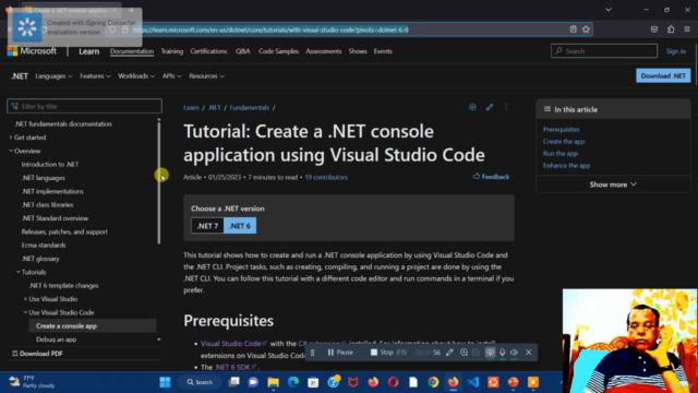 C# PROGRAMMING AND DOT NET : A TOTAL REFERENCE. – Screenshot 1