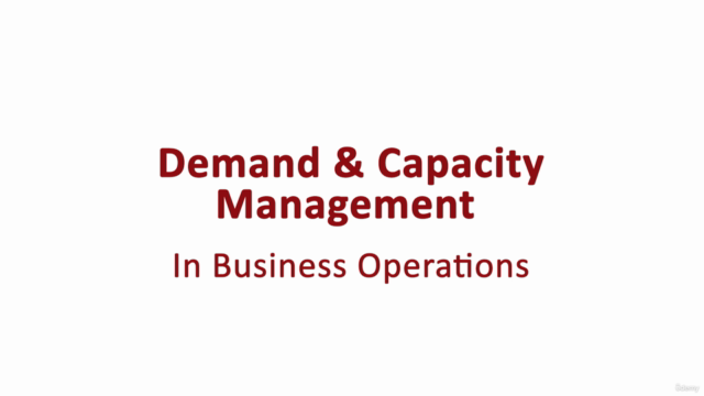 Demand and Capacity Management for Operations – Screenshot 2