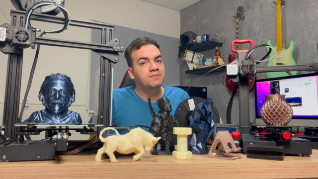 Curso de Impressão 3D + CURA: 2 cursos completos! – Screenshot 1