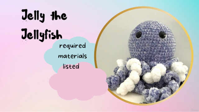 Create Adorable Amigurumi Crochet Jellyfish – Screenshot 1